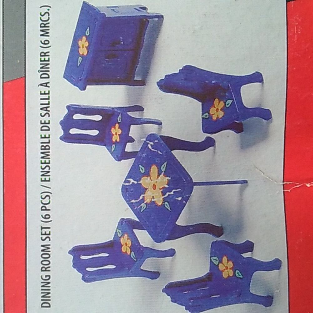 RARE CANADA ANTIQUE DOLLHOUSE FURNITURE KIT 🇨🇦 Art 🎨Joy DEADSTOCK